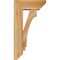 Ekena Millwork Imperial Slat Rough Sawn Bracket w/ Offset Brace, Western Red Cedar, 6"W x 14"D x 26"H BKT0604X14X26IMP06RWR - alternate 3